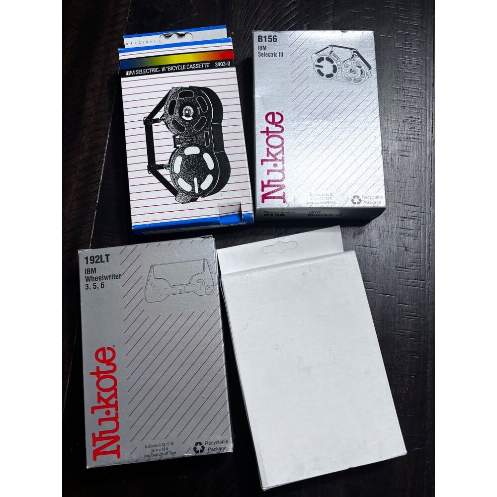IBM B156 Seletric III Nikole black correctable film